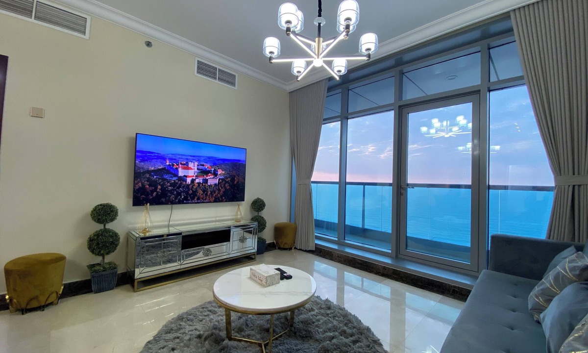 Rumailah Apartment | Beachfront Duplex apartment with full sea view.