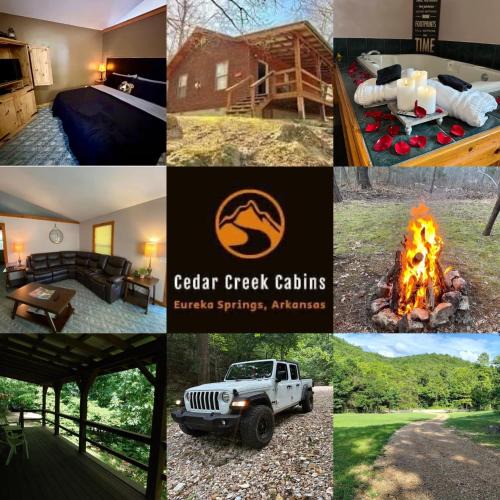 Eureka Springs House | Black Bear Cabin - Giant Spa Tub, Peaceful Location