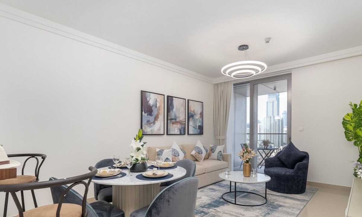 Downtown Dubai Apartment | Boulevard Point with Full Burj & Fountain Views