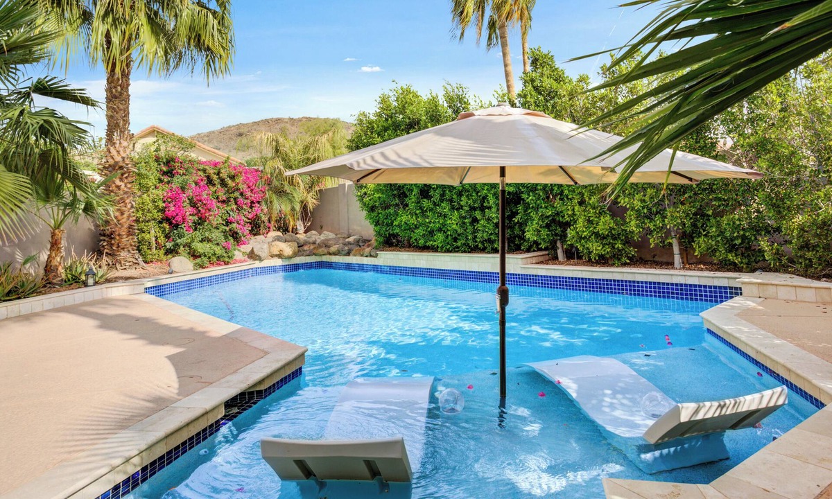 Saguaro Point House | Bright Phoenix Oasis w/Private Pool & Mtn Views