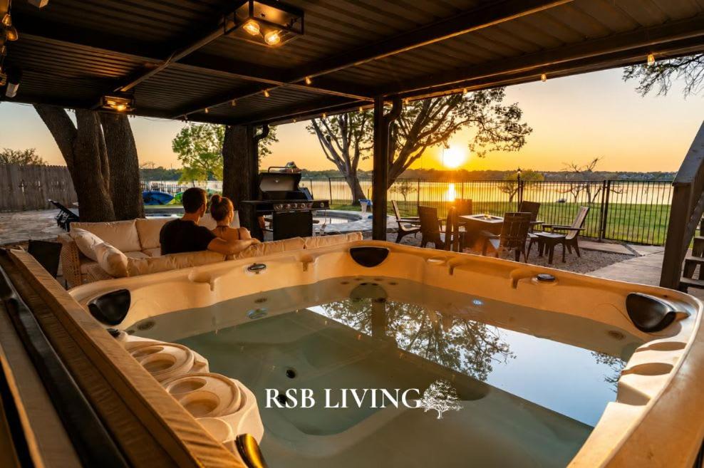 Rowlett House | Lakefront Luxe 5BR 2Bath Home with Pool & Hot Tub