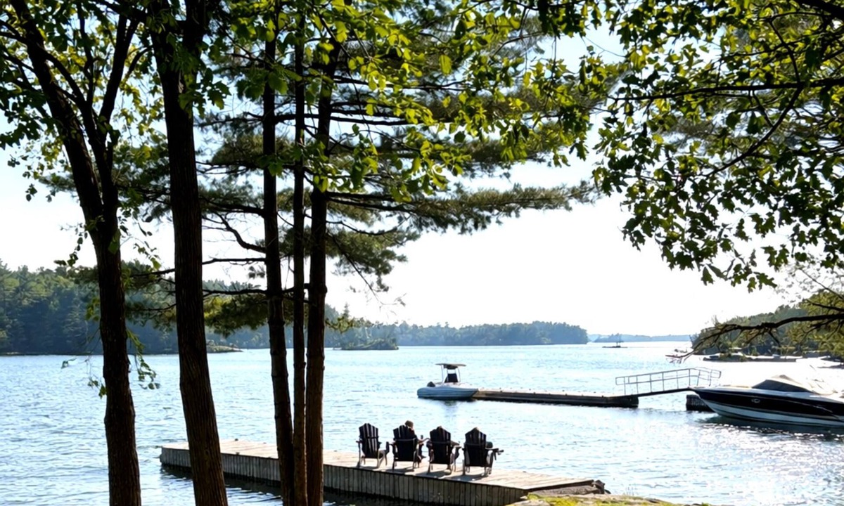 Leeds and the Thousand Islands Cottage | Private Waterfront Cottage ~ Dock & Sunset Views in the Thousand Islands