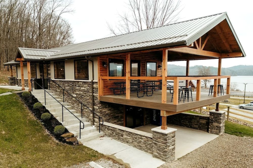 Scio Cabin | Rustic Tree A-Frame with Original Design by Tappan Lake in Ohio