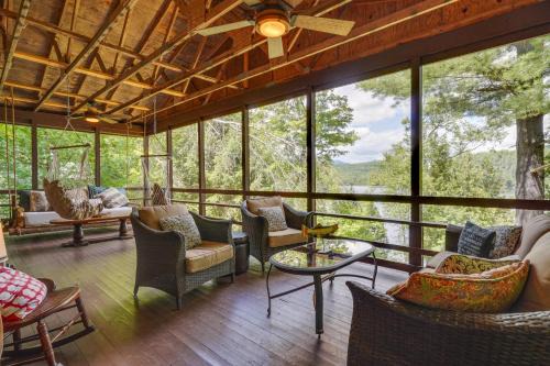Severance House | Waterfront Home on Paradox Lake w/Dock & Views!