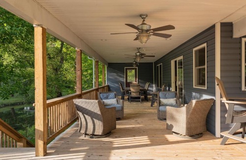 Tallmansville House | 4 Wheeling Riverfront Paradise, awesome deck!