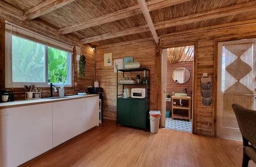 Dalung Villa | Cloud Studio - Minimalist Wooden Tiny House with Exclusive Private Space