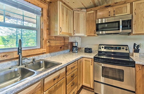 Bone Lake Cabin | Frederic Lakefront Retreat w/ Dock & Patio!