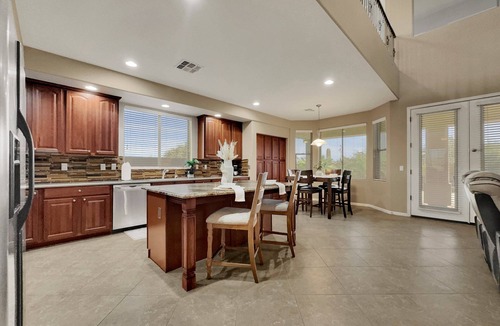 Maricopa House | Massive Golf Course Home with Pool, Spa, Game Room & Yoga Room! Stay a While!