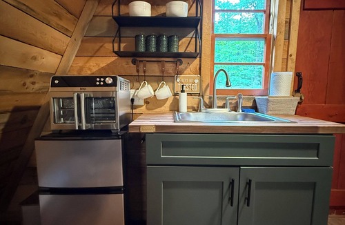 Hadley Cabin | Modern Rustic Adirondack A-Frame with AC