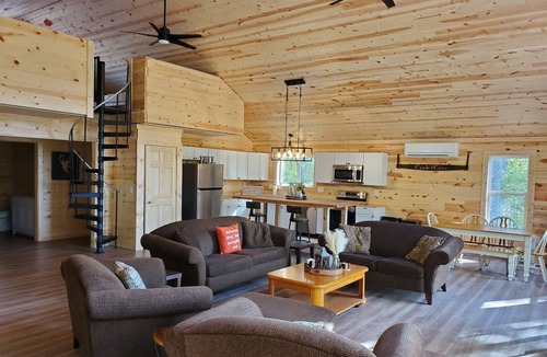Phillips Cabin | Newer Construction Cabin - Waterfront, Wooded, on ATV/Snowmobile trails