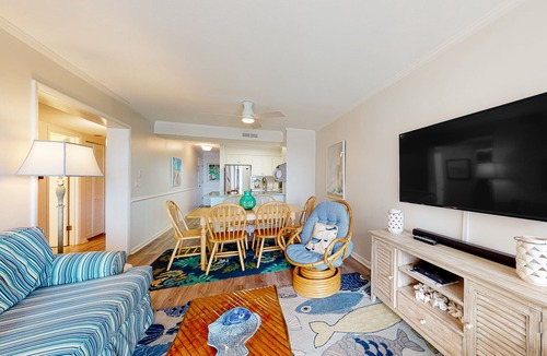 Atlantic Beach Condo | Oceanfront, First-Floor Condo with Lovely View, Balconies, WiFi & Shared Pool