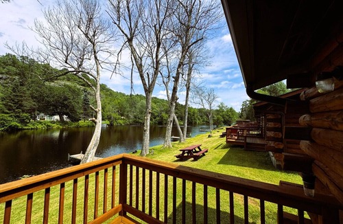 Crystal Falls Cabin | Riverfront Cabin #4.