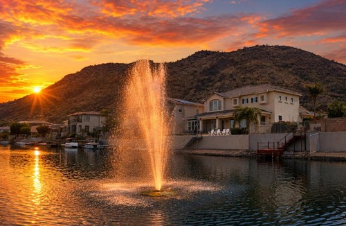 Arrowhead Lakes Ski Chalet | Santorini