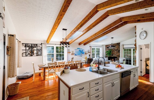 Mount Jackson Ski Chalet | Spacious Getaway: Nature, HotTub, GameRoom & Dogs