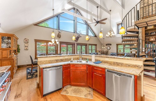 Tomahawk House | Spacious Lakefront Retreat with Dock & Canoes