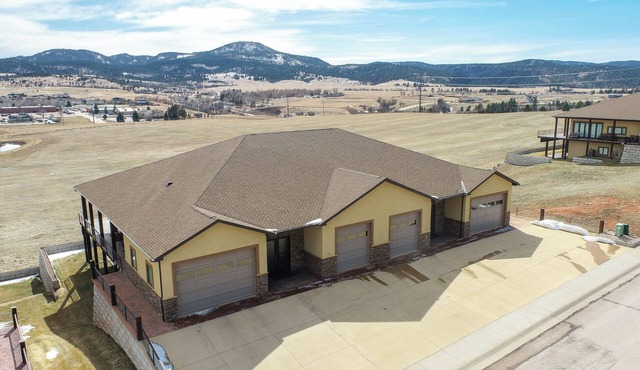 Incredible Panoramic View, Close to Spearfish, Very Open Floor Plan & Paved!