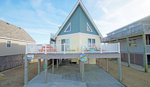 KD117- 3 BRs, 2 BA, 150 Yards to Direct Beach Access. Crow’s Nest & Wifi!