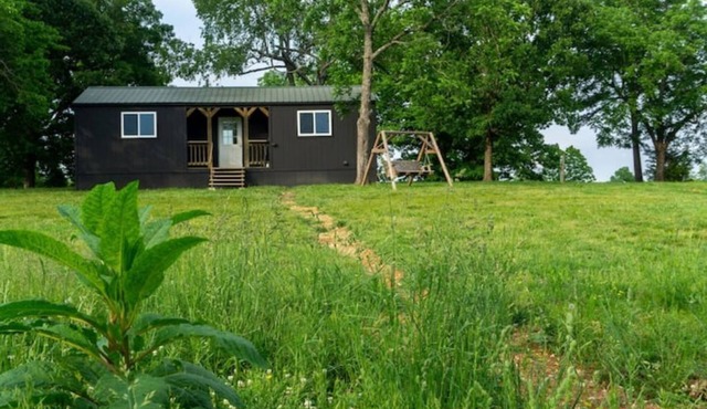 Meadow View Tiny Home Style Cabin near the Buffalo River. Pet Friendly